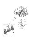 Lower dishrack parts