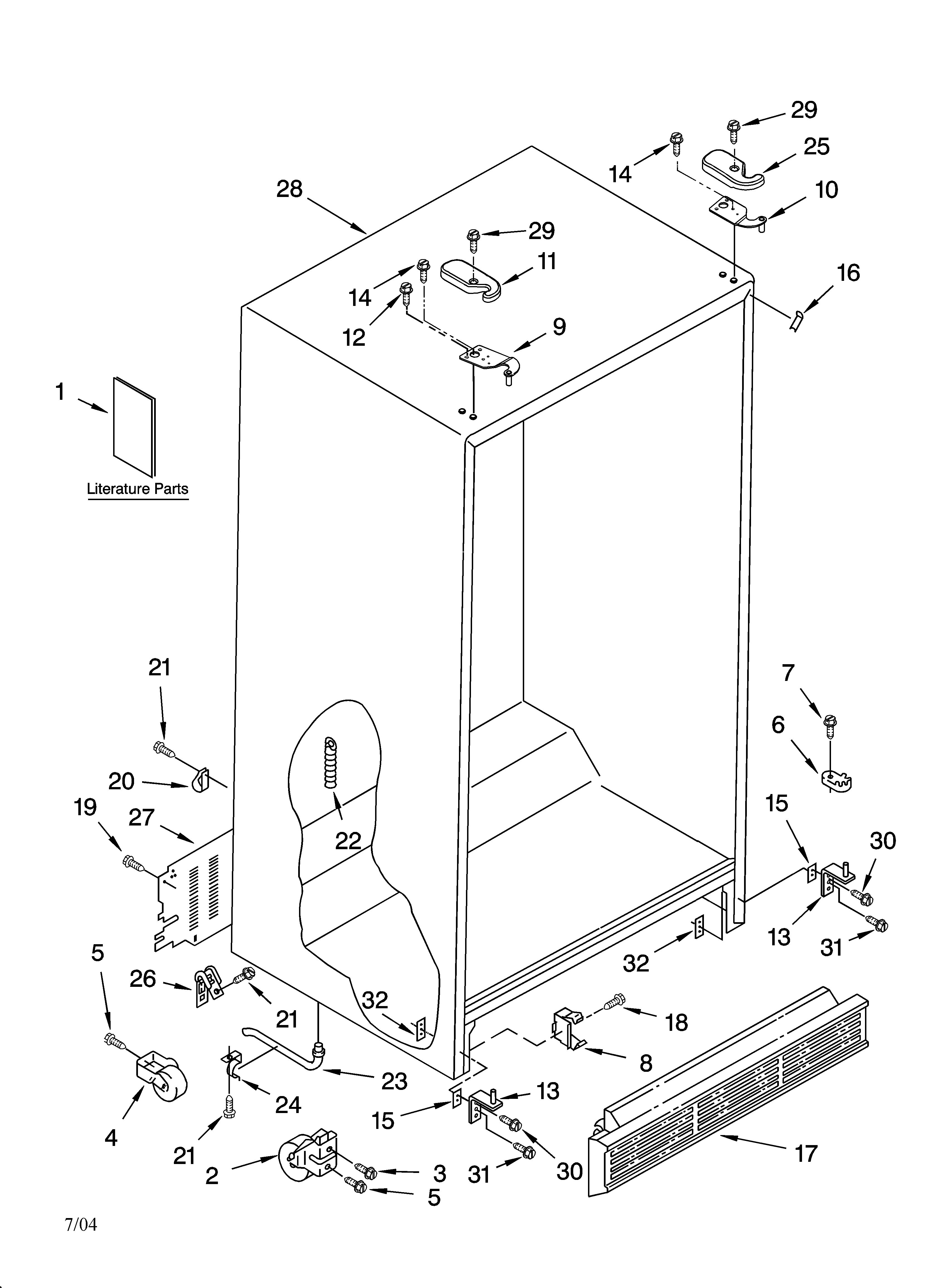 Cabinet parts