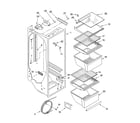 Kenmore 10658014400 refrigerator liner parts diagram