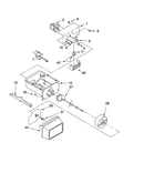 Motor and ice container parts