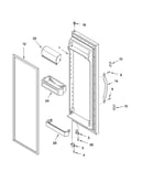 Refrigerator door parts