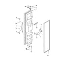 Kenmore 10658019400 freezer door parts diagram