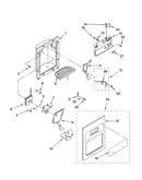 Dispenser front parts