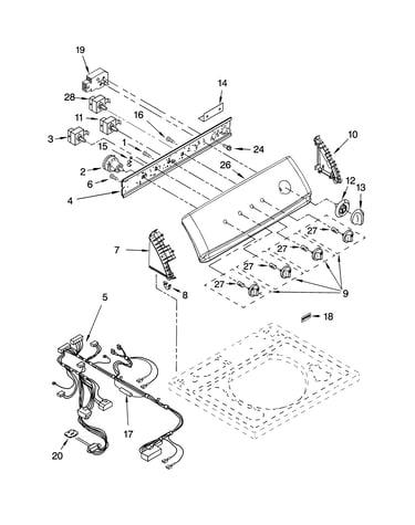 Control panel parts