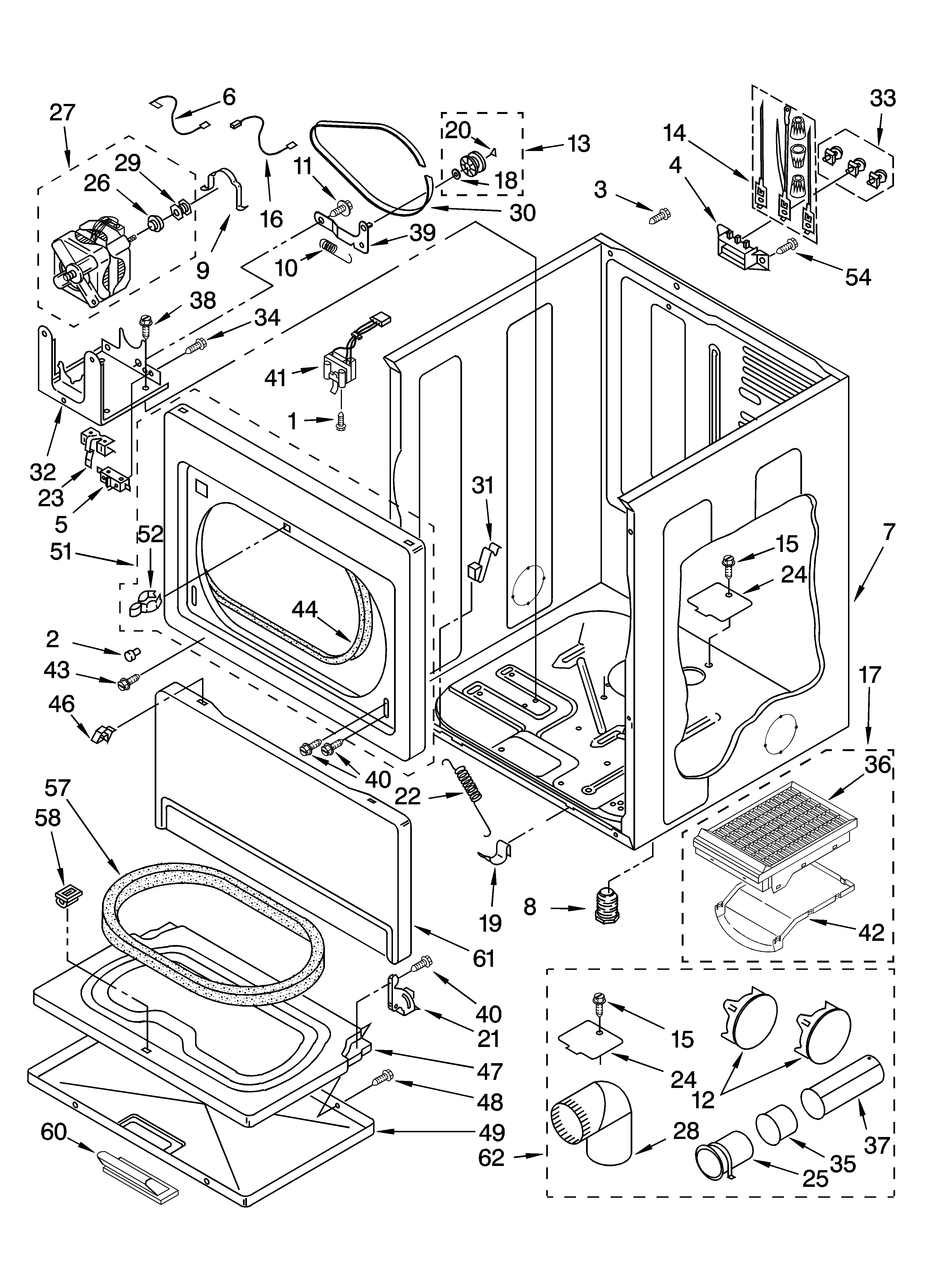 Cabinet parts