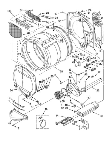 Bulkhead parts and optional parts (not included)