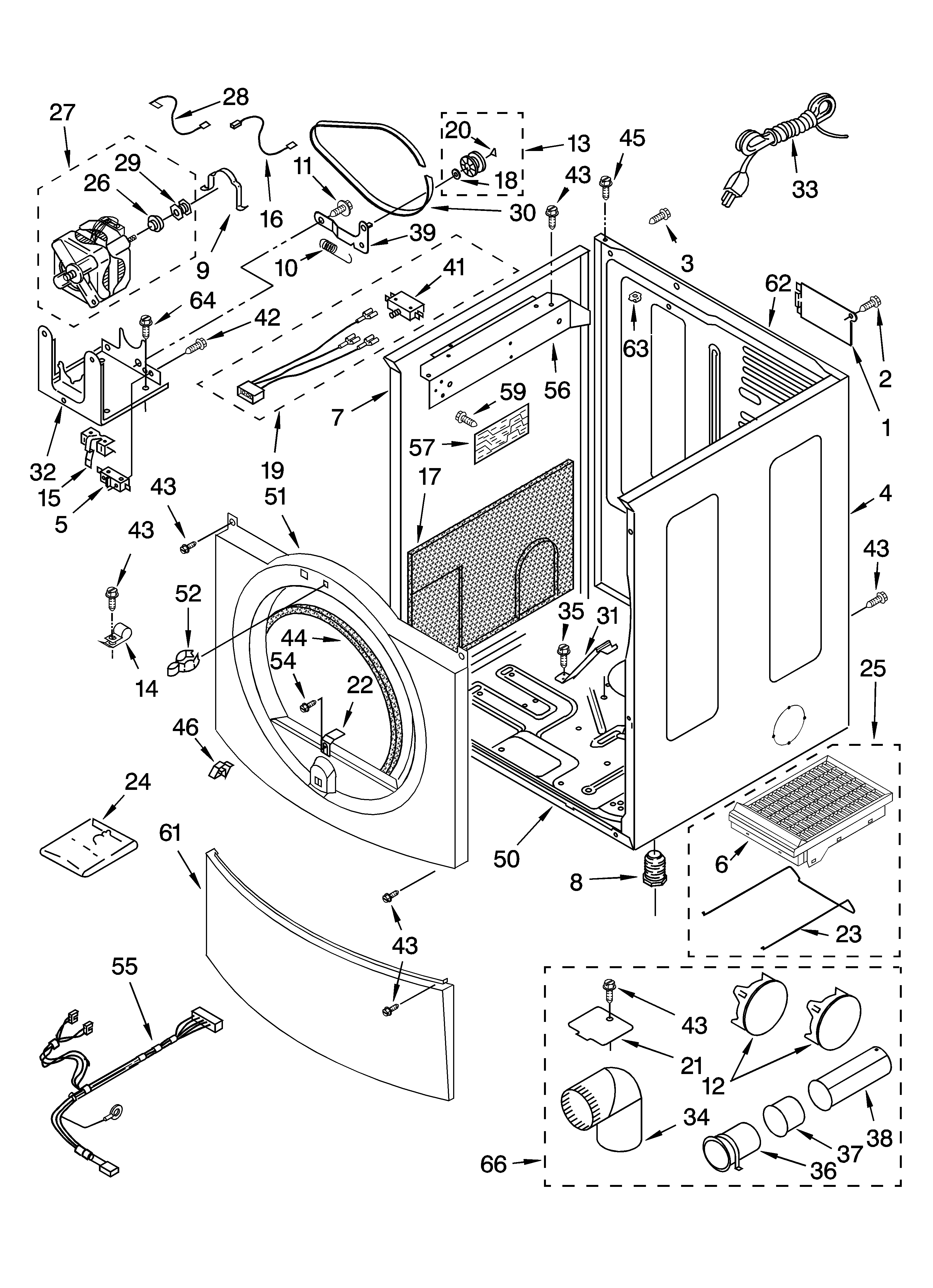 Cabinet parts