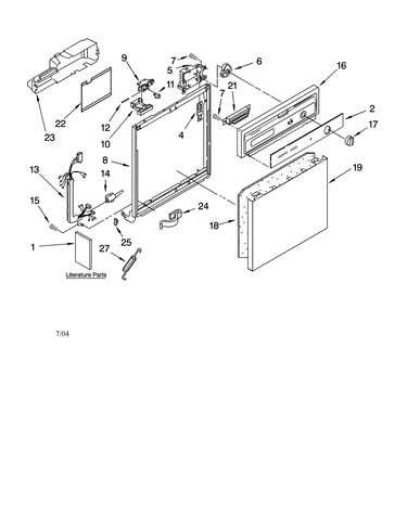Frame and console parts
