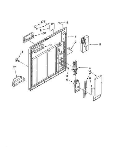Inner door parts