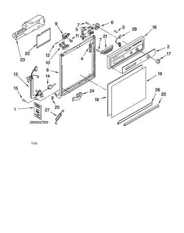 Frame and console parts