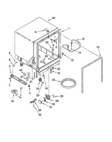 Tub assembly parts