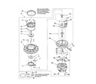 Kenmore 66517722001 pump and motor parts diagram