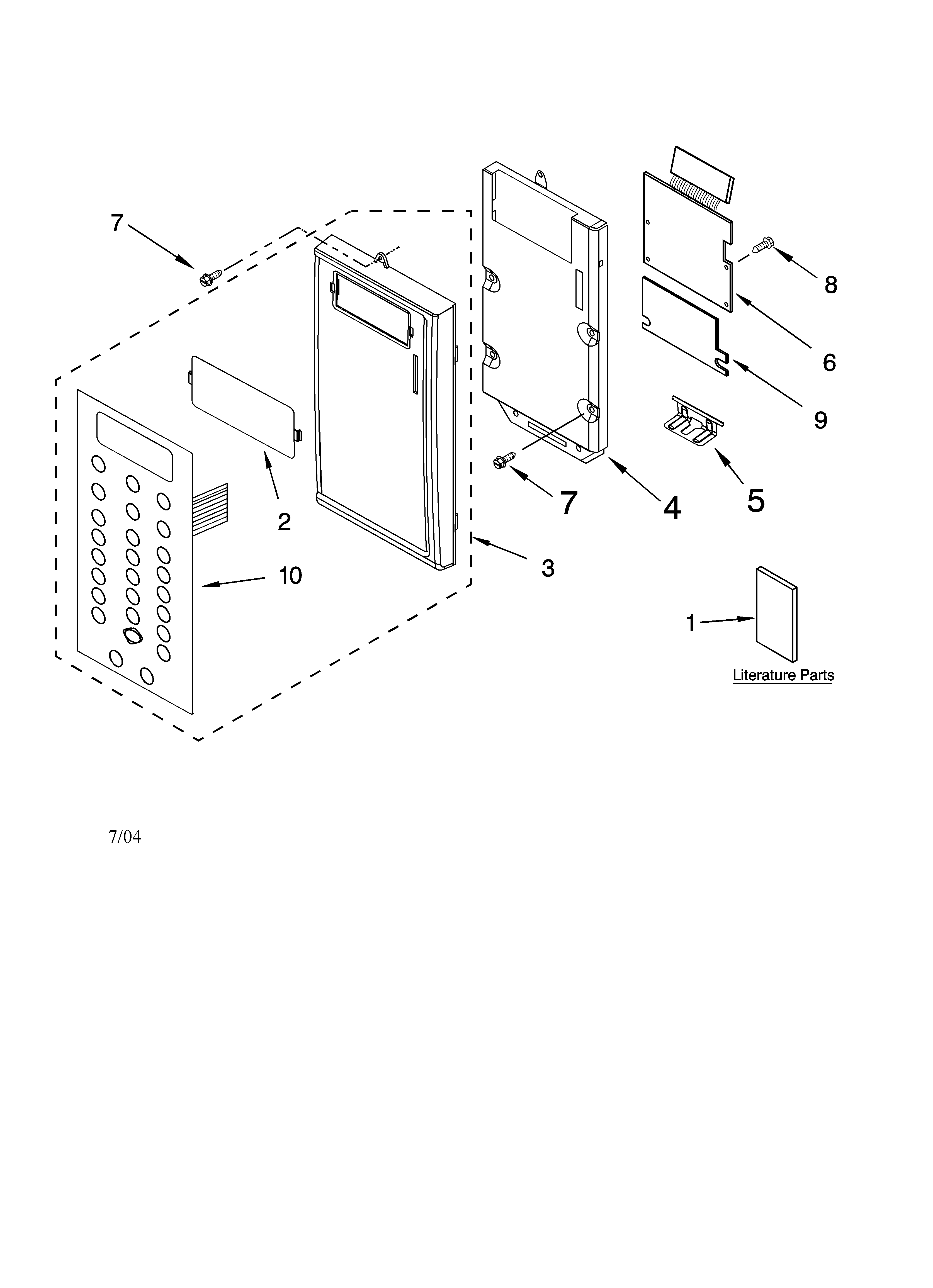 Control panel parts