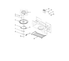 Kenmore 66562619300 magnetron and turntable parts diagram