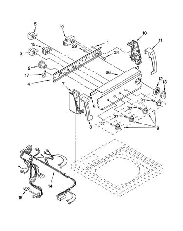 Control panel parts