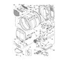 Kenmore Elite 11085872400 bulkhead parts diagram