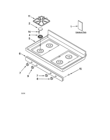 Cooktop parts