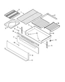 Drawer & broiler parts, miscellaneous parts