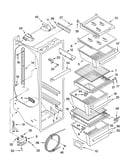 Refrigerator liner parts
