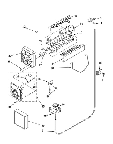 Icemaker parts, optional parts