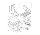 Kenmore 10675244400 shelf parts diagram