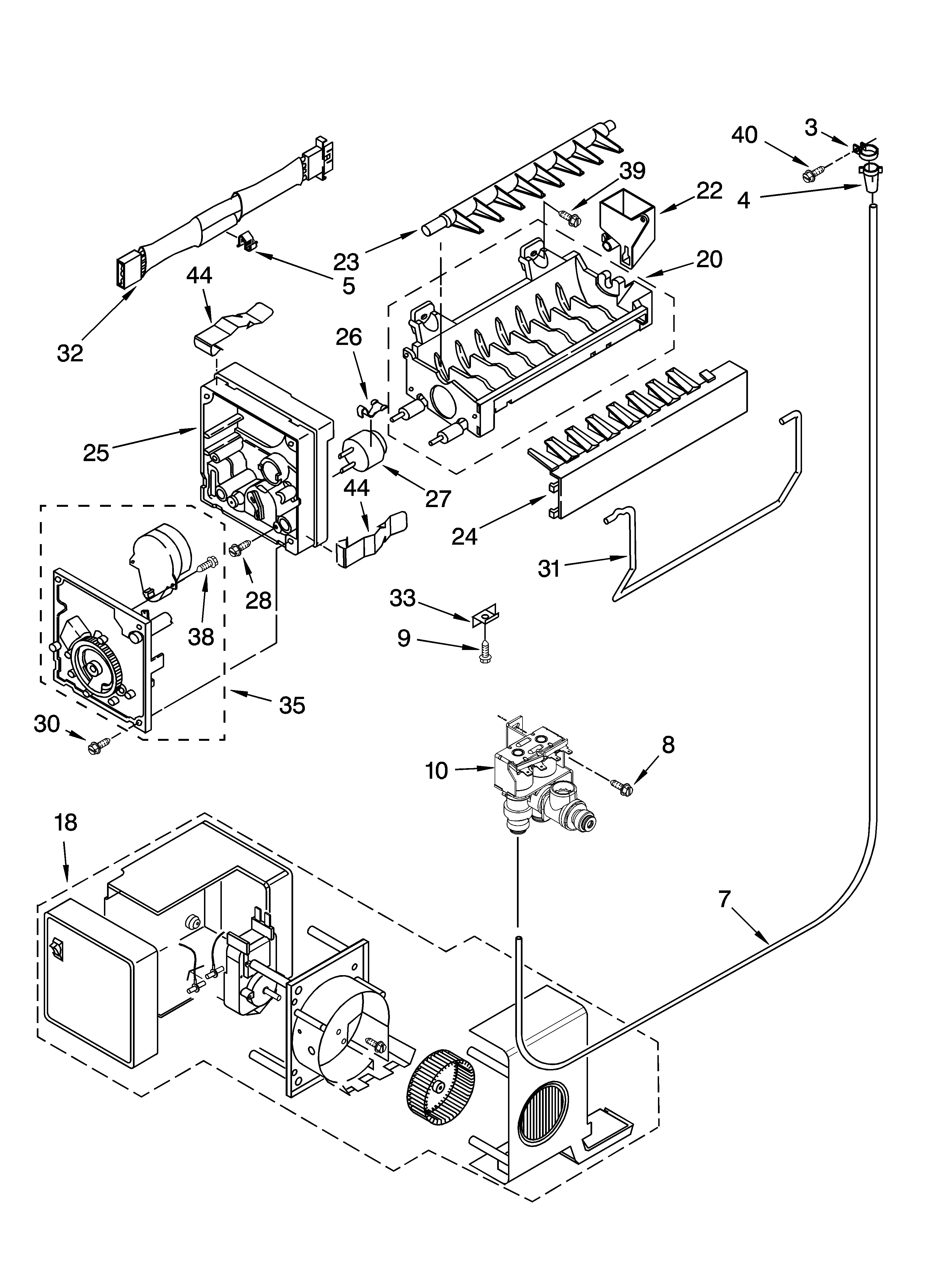 Icemaker parts