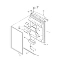 Kenmore 10675926400 refrigerator door parts diagram