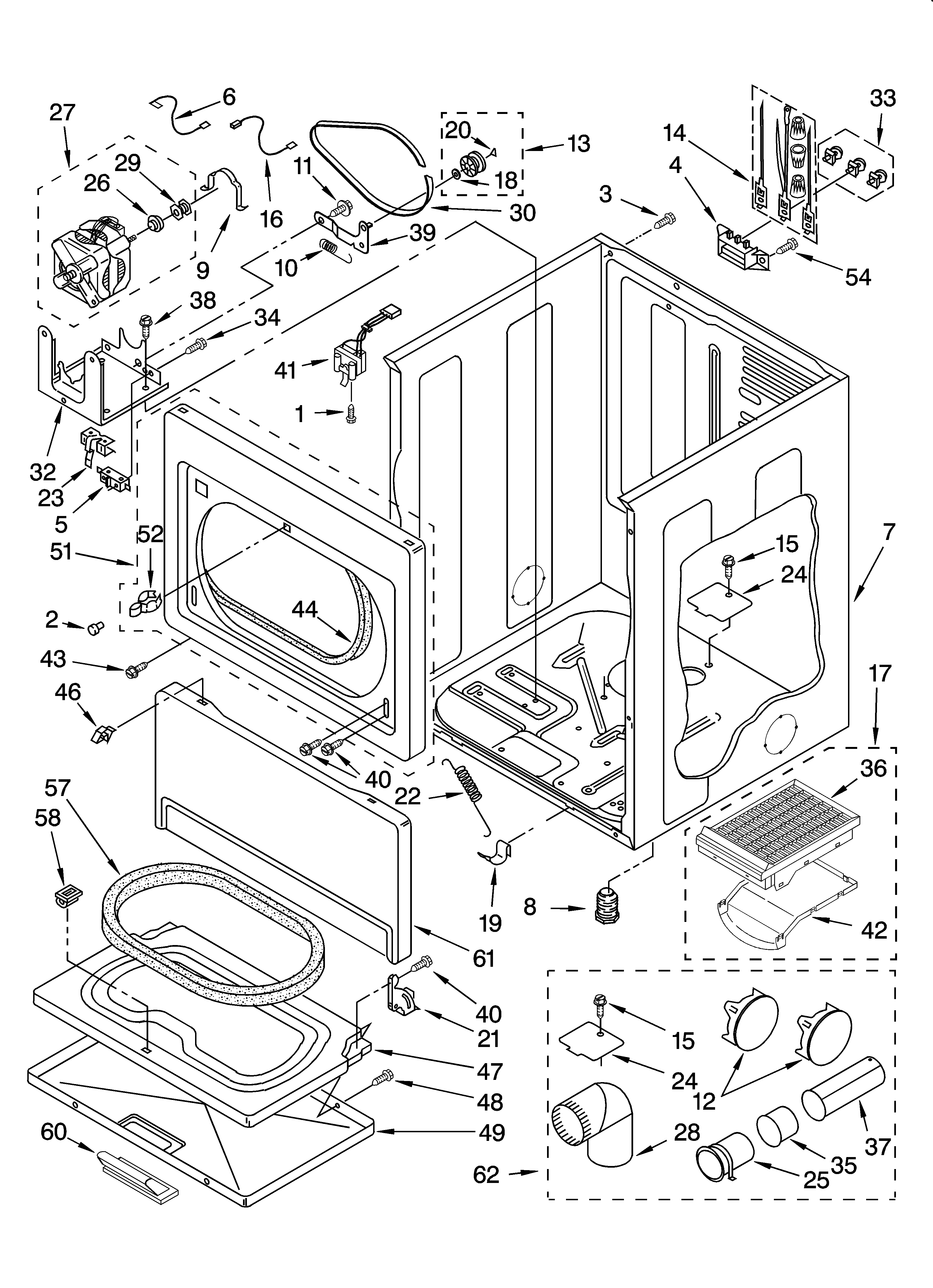 Cabinet parts