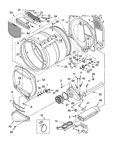 Bulkhead parts, optional parts (not included)