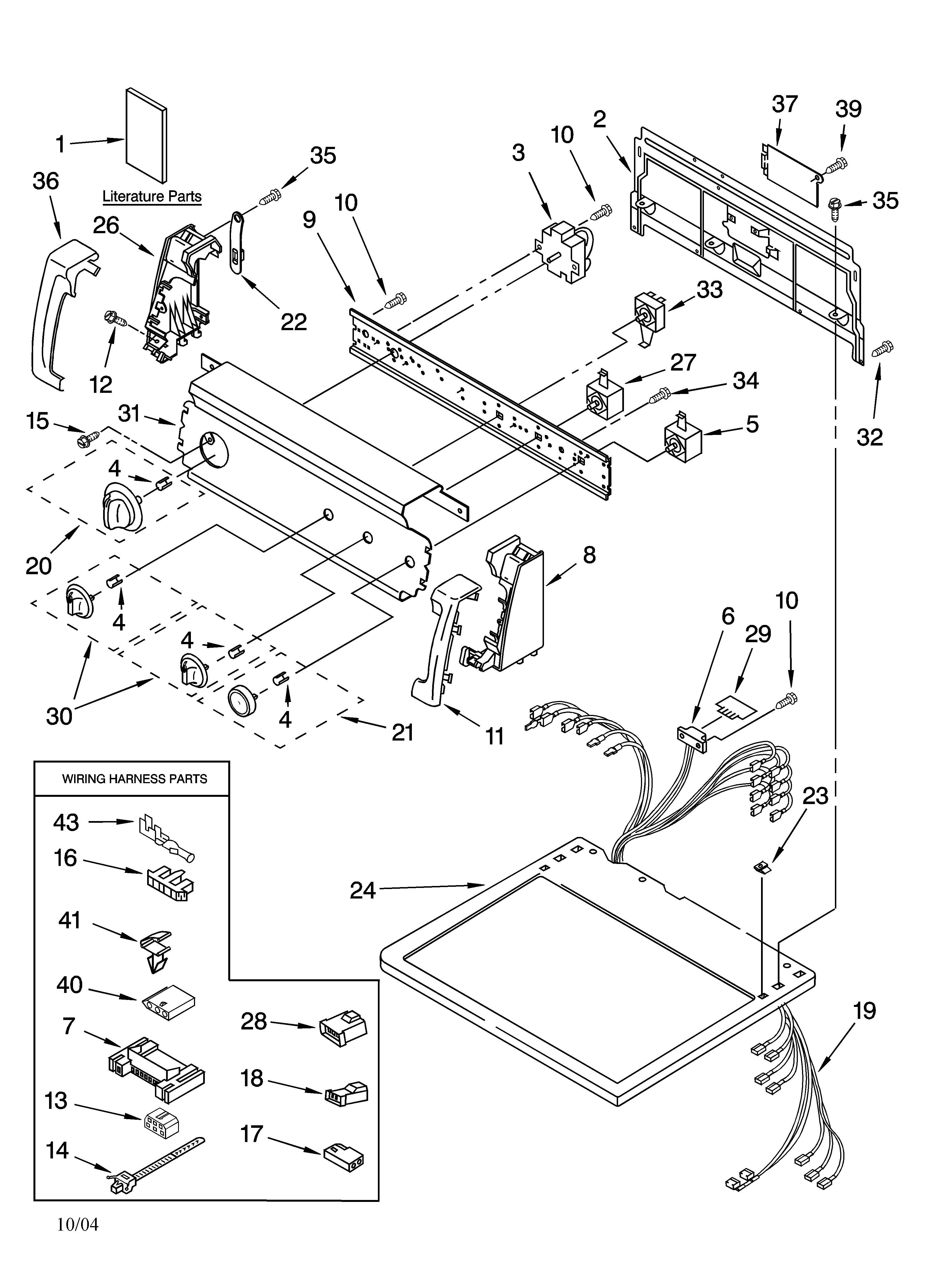 TOP AND CONSOLE PARTS