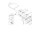 Kenmore 11084182400 top and console parts, optional parts (not included) diagram