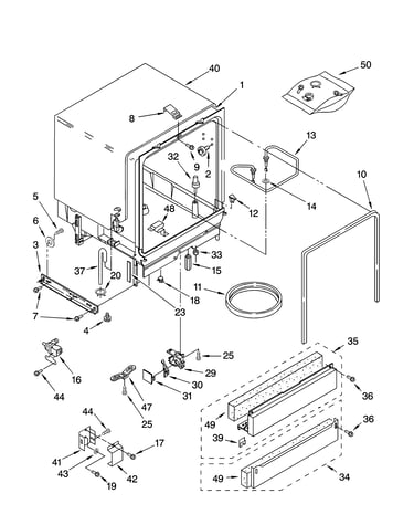 Tub assembly parts