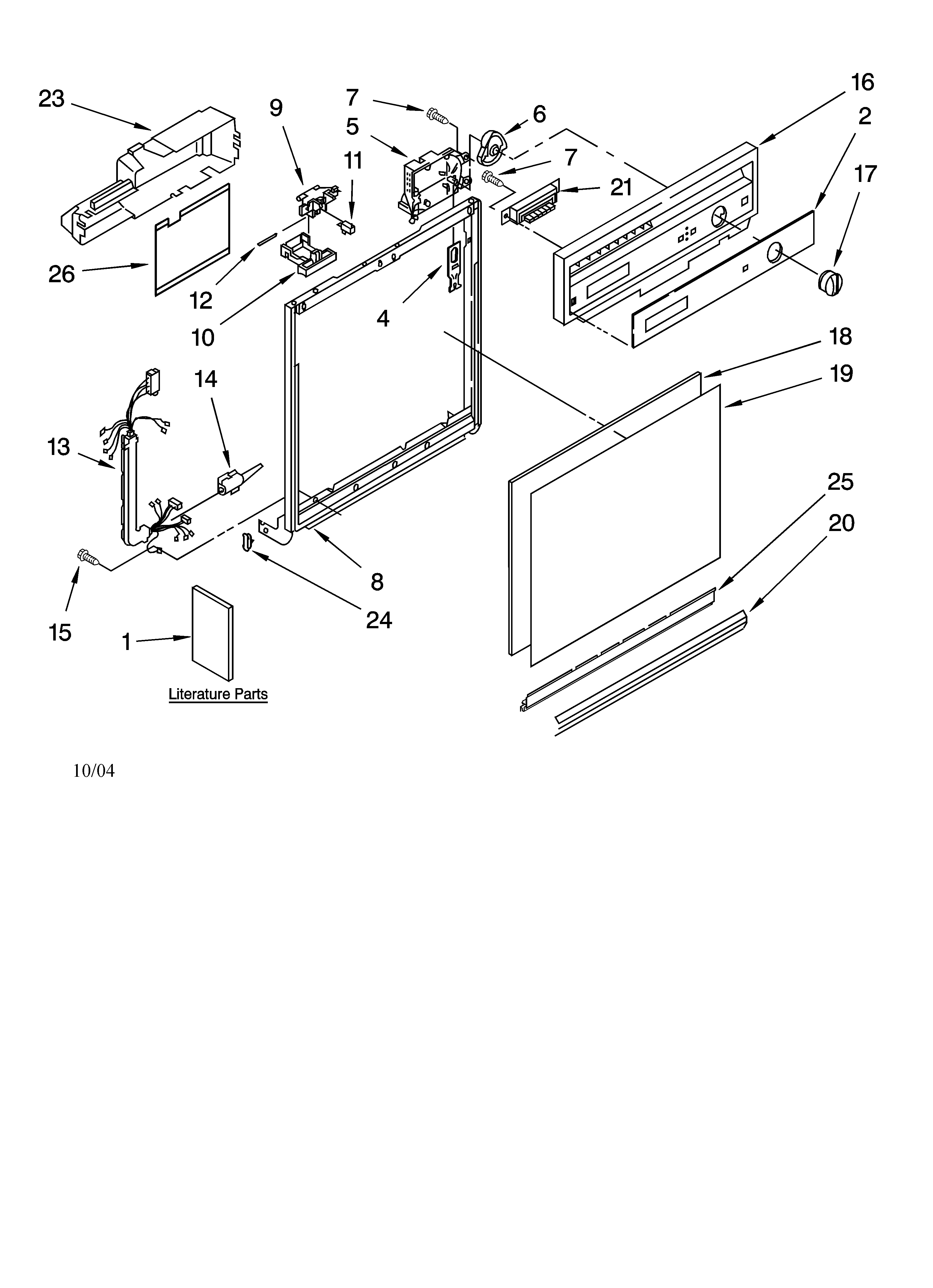 FRAME AND CONSOLE PARTS