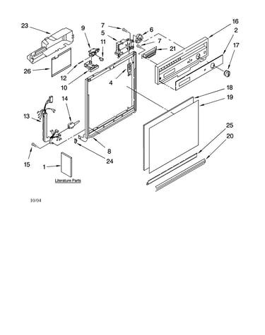 Frame and console parts