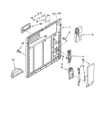 Inner door parts