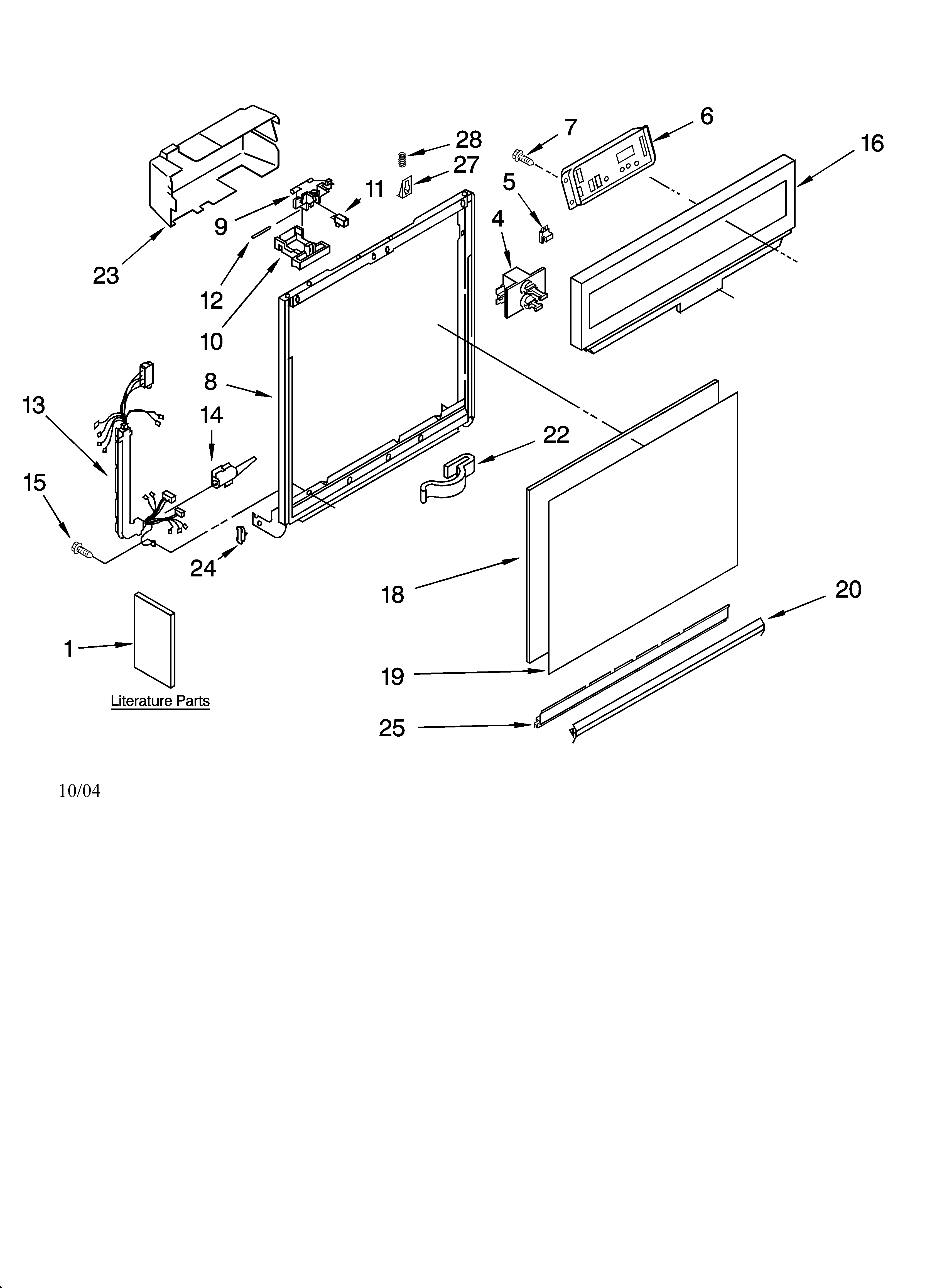 Frame and console parts