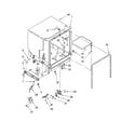 Kenmore 66517842400 tub assembly parts diagram