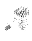Lower dishrack parts