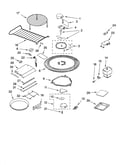 Magnetron and turntable parts