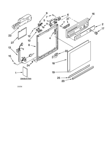 Frame and console parts
