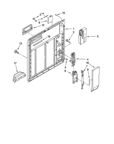 Inner door parts
