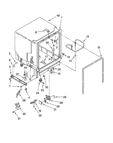 Tub assembly parts