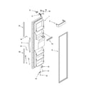 Kenmore 10654592400 freezer door parts diagram