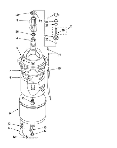 Tub and basket parts