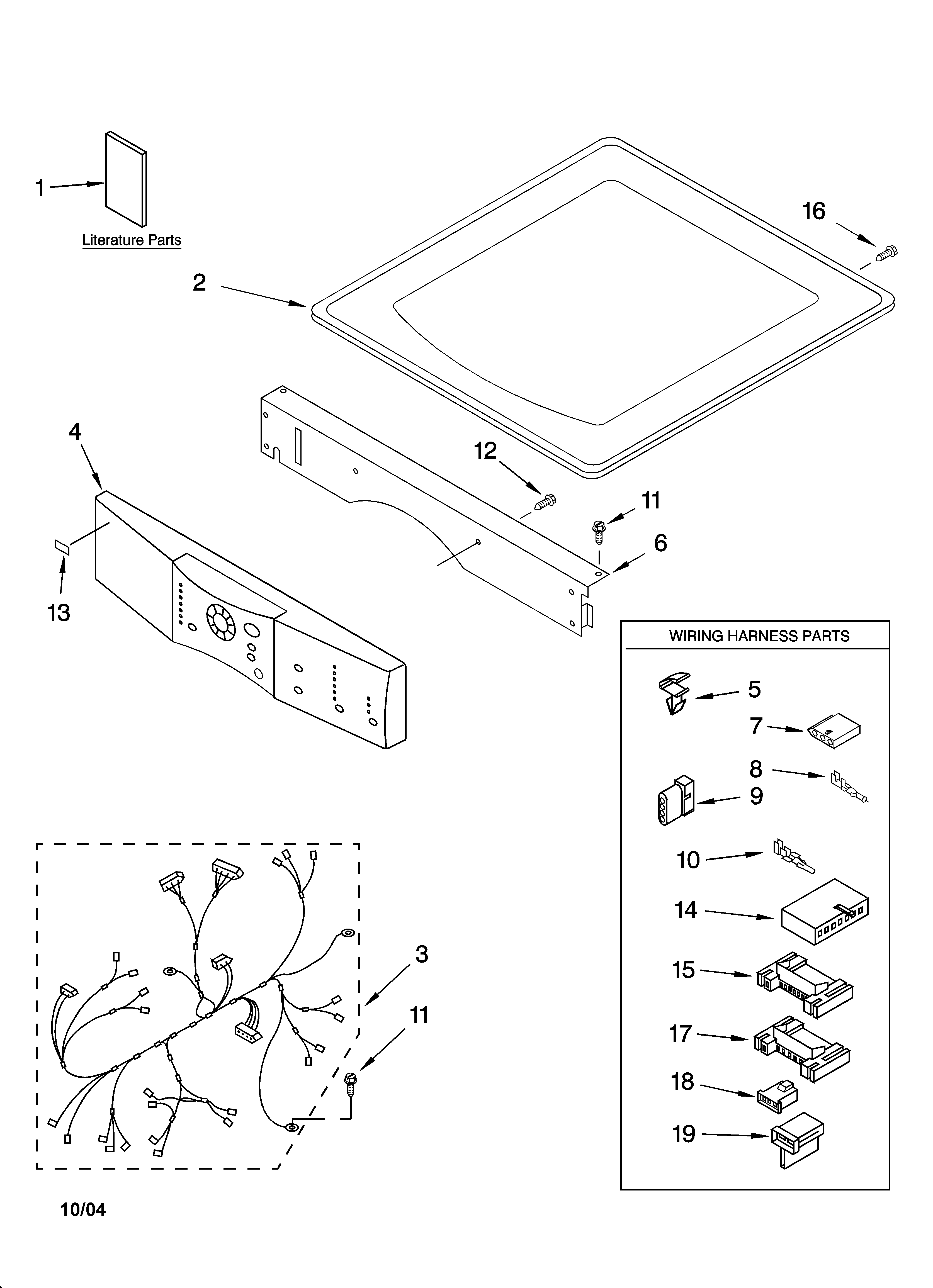 TOP AND CONSOLE PARTS