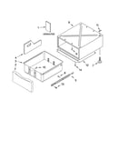 Pedestal parts (not included), optional parts (not inc