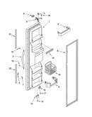 Freezer door parts