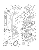 Refrigerator liner parts