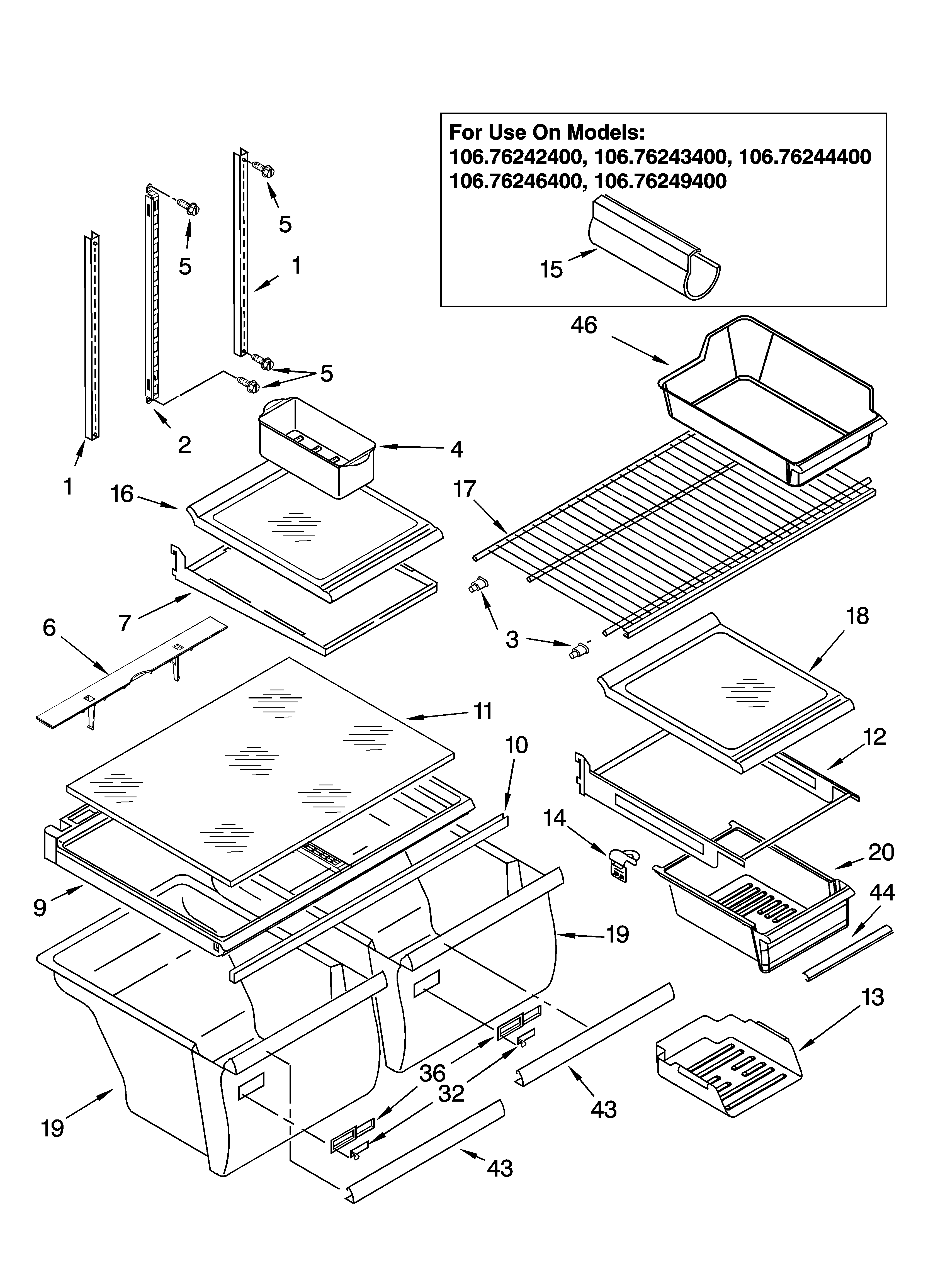 SHELF PARTS