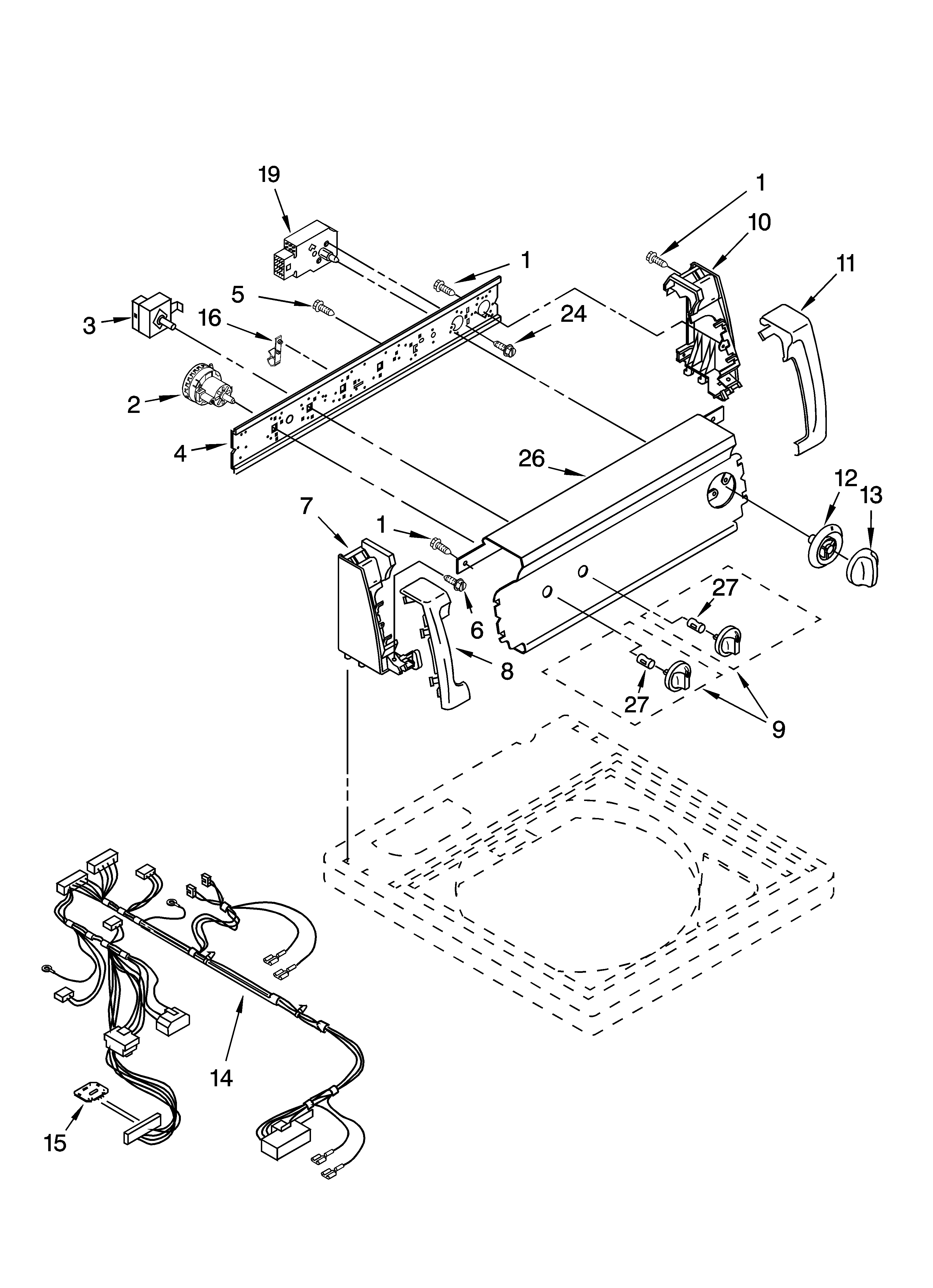 Control panel parts